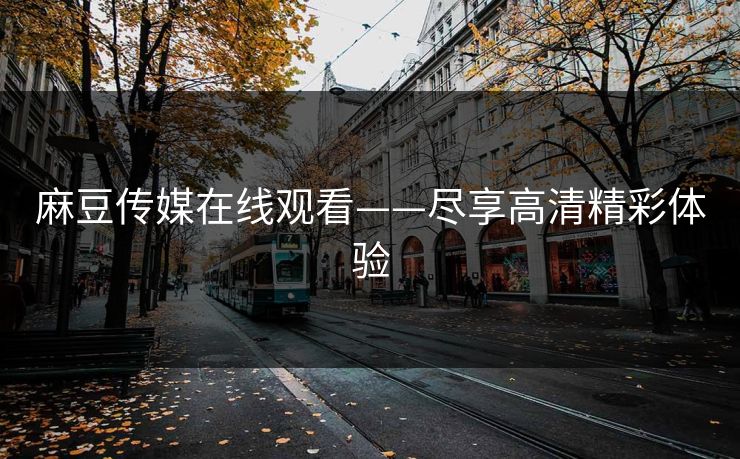 麻豆传媒在线观看——尽享高清精彩体验